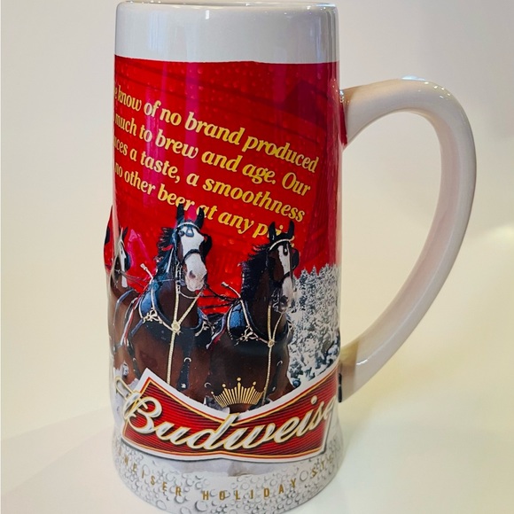 Budweiser Dining 23 Budweiser Holiday Stein Sights Of The Seasons